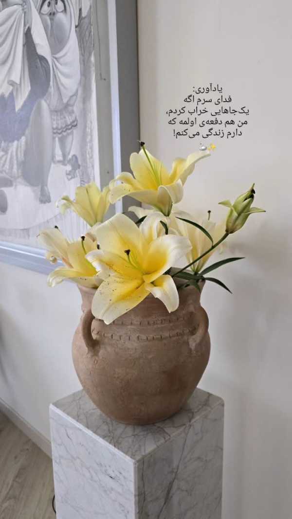 گلدان سفالی مینا مختاری